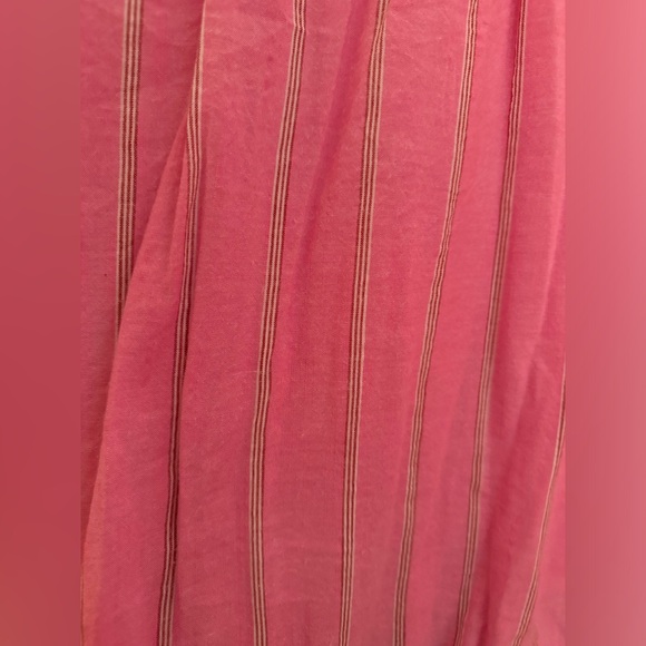 Old Navy Pink Striped Tunic Blouse - Picture 3 of 4